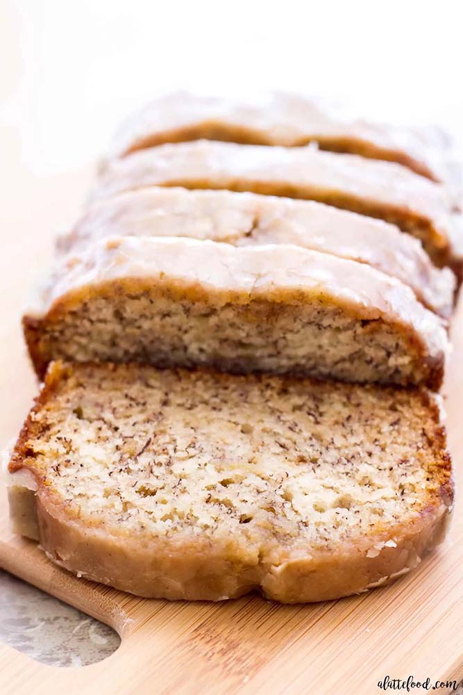 Maple Frosted Banana Bread